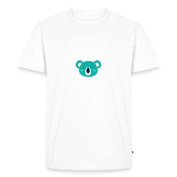 « Software Developer Koalafied | Programmeur » - T-shirt Premium bio Homme - blanc - Devant - Nico (187cm)