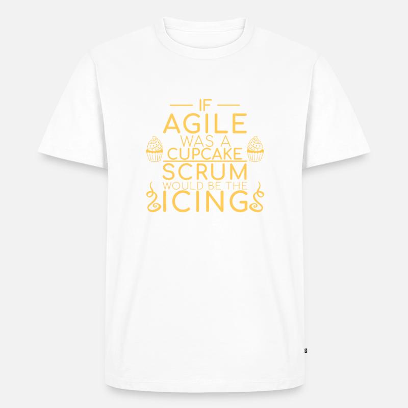"Scrum Cupcake | "Scrum Master"" - Männer Premium Bio T-Shirt - undefined
