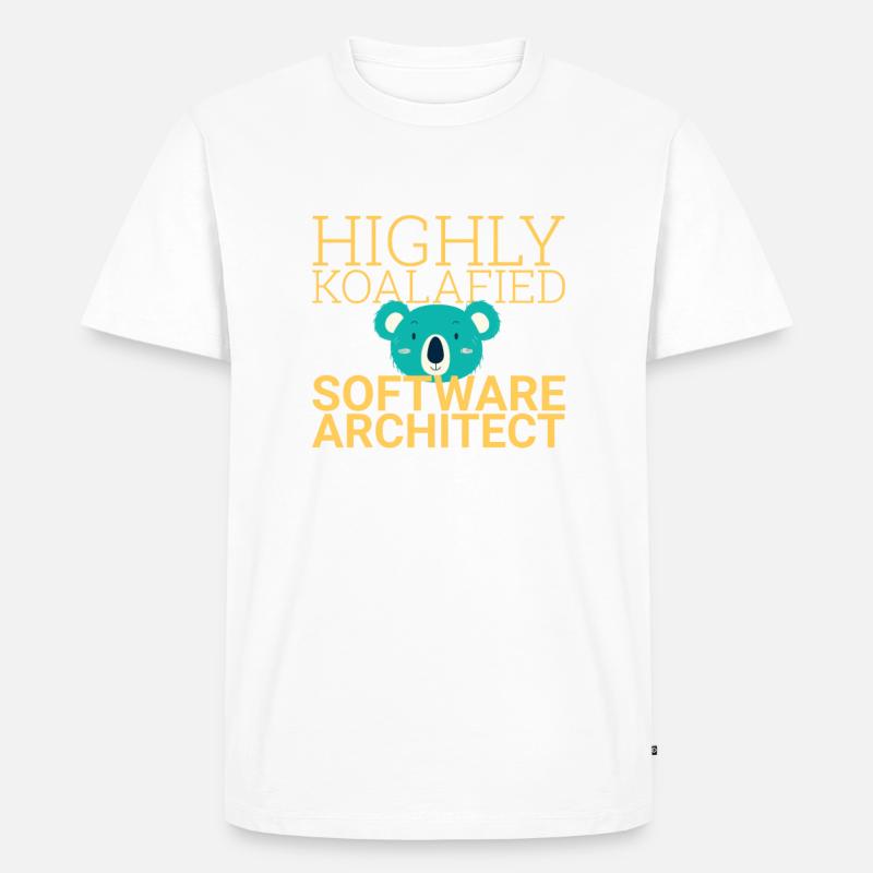 Software Architect Koalafied|Software Architektur - Männer Premium Bio T-Shirt - undefined