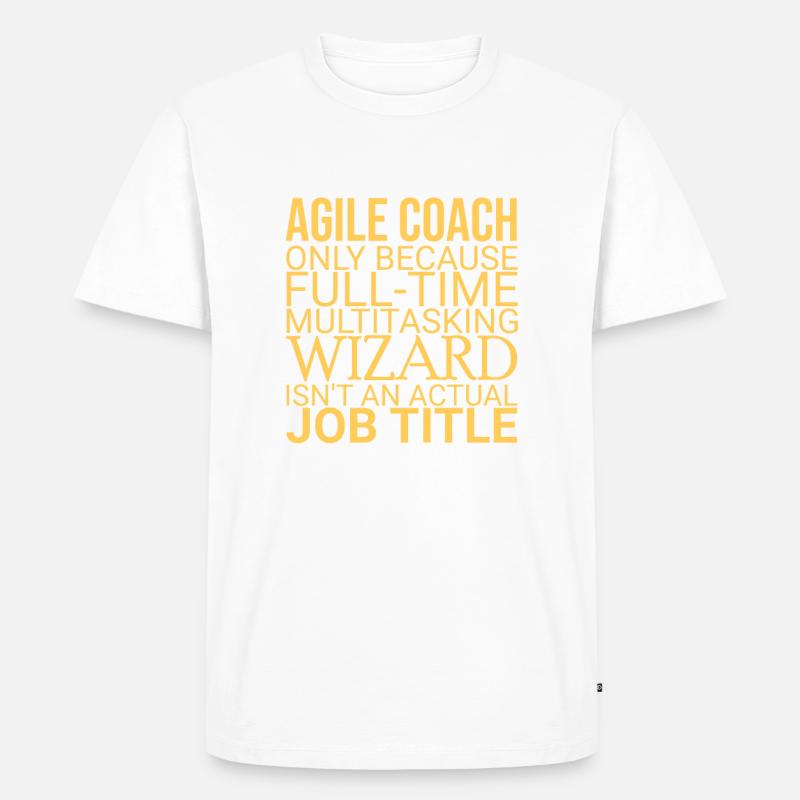 "Agile Coach Wizard | Agile" - Männer Premium Bio T-Shirt - undefined