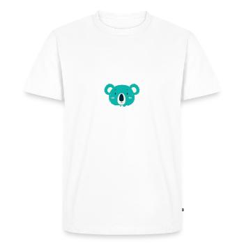 "Software Engineer Koalafied | Programming" - Men's Premium Organic T-Shirt - white - Front - Nico (187cm)