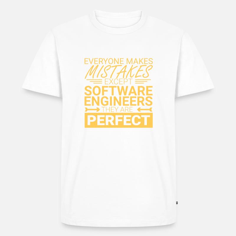 "Software Engineer Perfect | Programming" - Men's Premium Organic T-Shirt - undefined