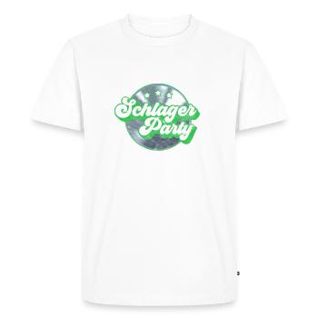 ALLEMANDS CHANSONS MUSIQUE FOLKLORIQUE AMOUR CADEAU - T-shirt Premium bio Homme - blanc - Devant - Nico (187cm)