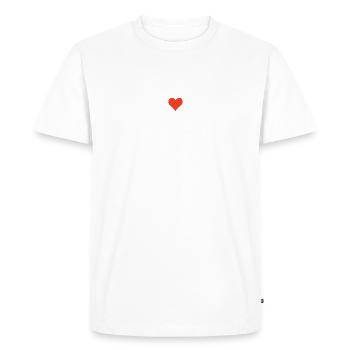 Papa toujours sur Never Off papa chemise fête des pères - T-shirt Premium bio Homme - blanc - Devant - Nico (187cm)