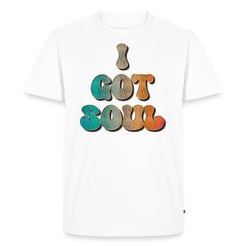 I got Soul - Men's Premium Organic T-Shirt - white - Front - Nico (187cm)