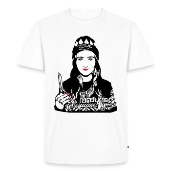 Colt - Butterfly Girl - T-shirt Premium bio Homme - blanc - Devant - Nico (187cm)