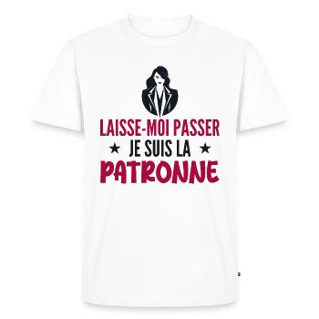 Let Me Pass I Am The - Men's Premium Organic T-Shirt - white - Front - Nico (187cm)