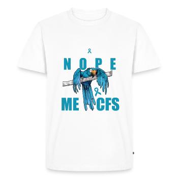 I m Resilient but Days My Body Says Nope MC CFS - Men's Premium Organic T-Shirt - white - Front - Nico (187cm)