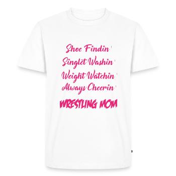 Wrestling Mom - Men's Premium Organic T-Shirt - white - Front - Nico (187cm)