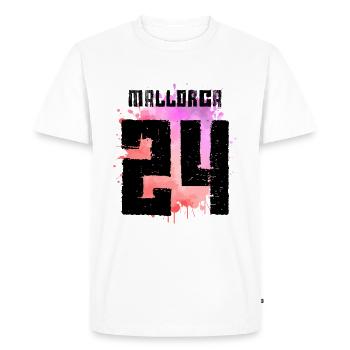 Maillot Mallorca 24 2024 Multicolore - T-shirt Premium bio Homme - blanc - Devant - Nico (187cm)