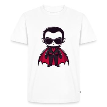 Vampire Halloween Cool - T-shirt Premium bio Homme - blanc - Devant - Nico (187cm)