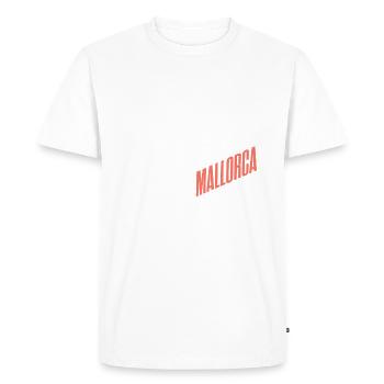 T-shirt de vacances Mallorca Dive Low Flyer Seagull - T-shirt Premium bio Homme - blanc - Devant - Nico (187cm)