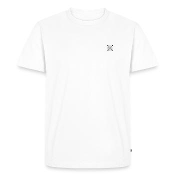Minga Oida Stuff - T-shirt Premium bio Homme - blanc - Devant - Nico (187cm)