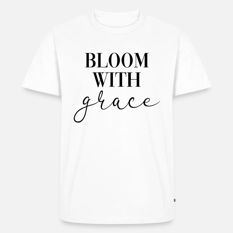 Blüte - Männer Premium Bio T-Shirt - Weiß