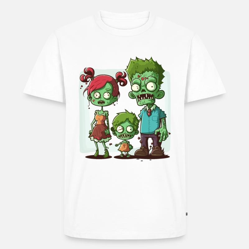 Untote Einheit - Männer Premium Bio T-Shirt - Weiß