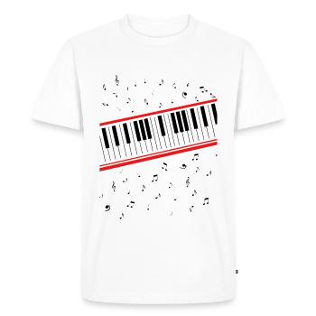 BEAT IT MJTshirt - T-shirt Premium bio Homme - blanc - Devant - Nico (187cm)