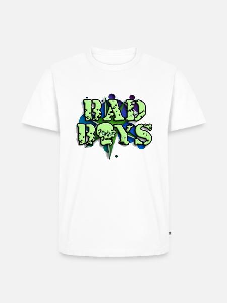 bad_boys_b_012014 - Männer Premium Bio T-Shirt - Weiß