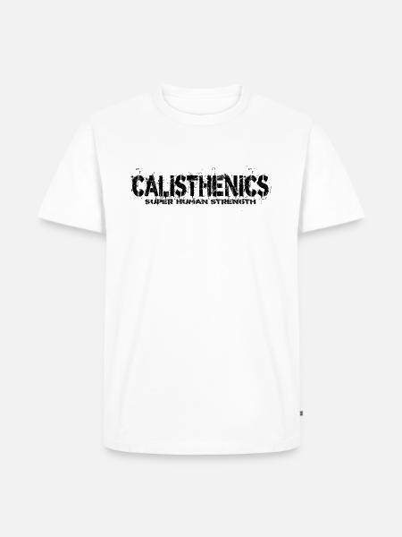 calisthenics - Men's Premium Organic T-Shirt - white