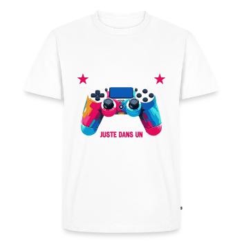 je ne suis pas anti-social - T-shirt Premium bio Homme - blanc - Devant - Nico (187cm)