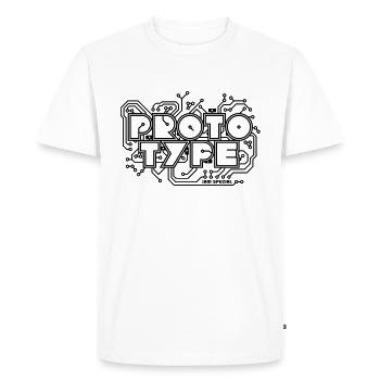 Prototype - I am Special 1c - Men's Premium Organic T-Shirt - white - Front - Nico (187cm)