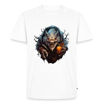 Halloween - Men's Premium Organic T-Shirt - white - Front - Nico (187cm)