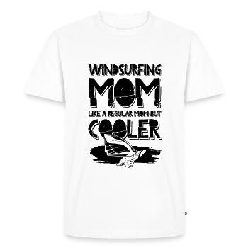 Windsurfing mama - T-shirt Premium bio Homme - blanc - Devant - Nico (187cm)