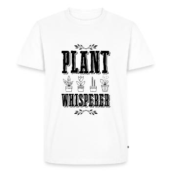 Jardinage jardin jardin jardin - T-shirt Premium bio Homme - blanc - Devant - Nico (187cm)