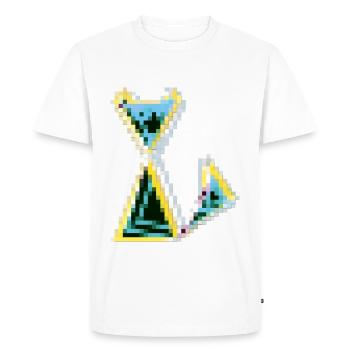CHAT DIX-NEUF - T-shirt Premium bio Homme - blanc - Devant - Nico (187cm)