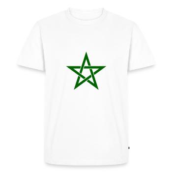 Maroc - T-shirt Premium bio Homme - blanc - Devant - Nico (187cm)