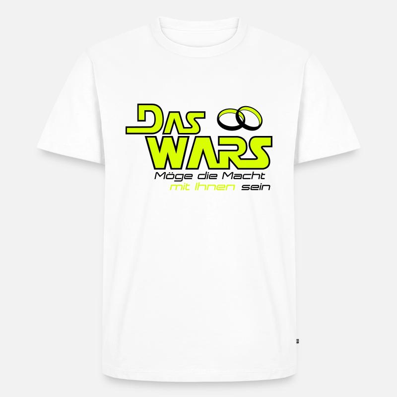 das wars mit ihnen - Männer Premium Bio T-Shirt - Weiß