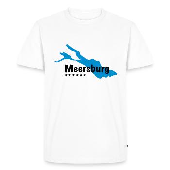 Meersburg lac de Constance - T-shirt Premium bio Homme - blanc - Devant - Nico (187cm)
