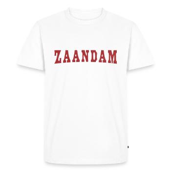 Zaandam - T-shirt Premium bio Homme - blanc - Devant - Nico (187cm)