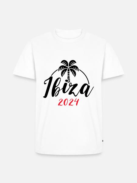Ibiza 2024 - Männer Premium Bio T-Shirt - Weiß