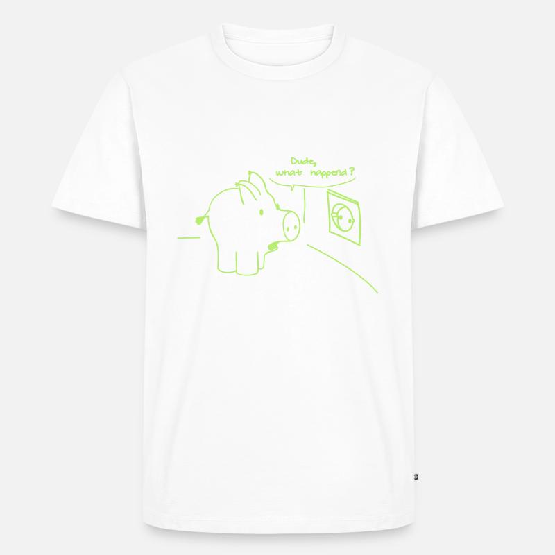 Dude, what happened? - Männer Premium Bio T-Shirt - undefined