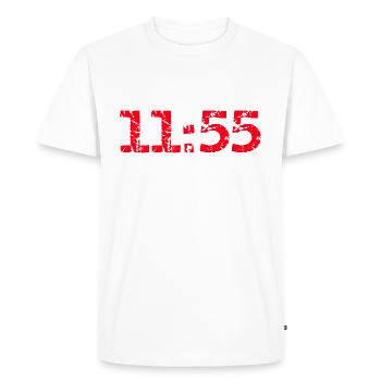 5 à 12 Prudence - T-shirt Premium bio Homme - blanc - Devant - Nico (187cm)