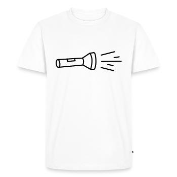 Torche - T-shirt Premium bio Homme - blanc - Devant - Nico (187cm)