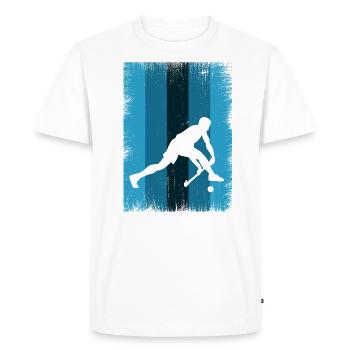 Floorball - Men's Premium Organic T-Shirt - white - Front - Nico (187cm)