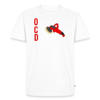 Voiture détails véhicule entretien de voiture Detailing Expert - T-shirt Premium bio Homme - blanc - Devant - Nico (187cm)