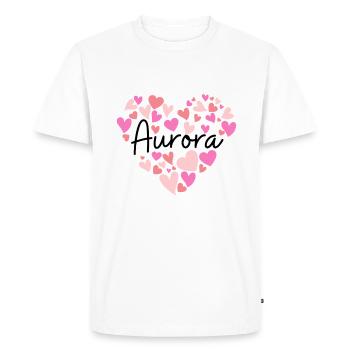 J’adore Aurora - T-shirt Premium bio Homme - blanc - Devant - Nico (187cm)