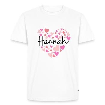 J’adore Hannah - T-shirt Premium bio Homme - blanc - Devant - Nico (187cm)