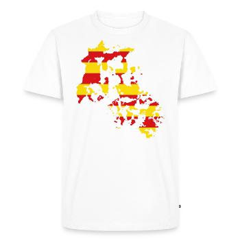 Catalonia - Men's Premium Organic T-Shirt - white - Front - Nico (187cm)