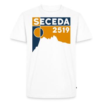 Seceda Dolomites - T-shirt Premium bio Homme - blanc - Devant - Nico (187cm)