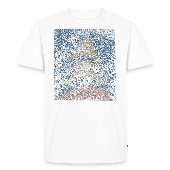 Sapin - Noël - T-shirt Premium bio Homme - blanc - Devant - Nico (187cm)