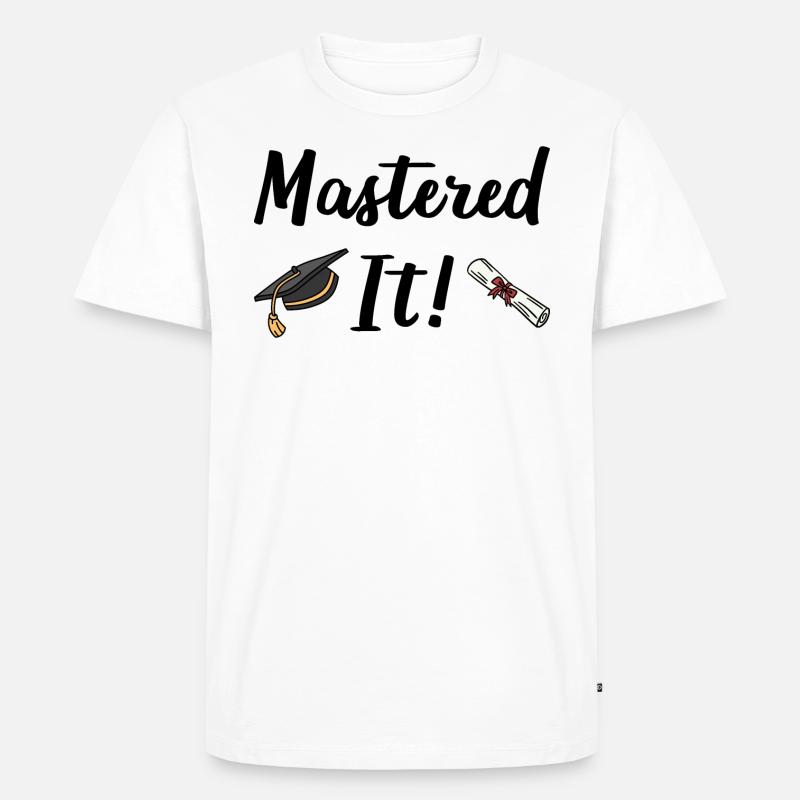 Mastered It I - Männer Premium Bio T-Shirt - Weiß