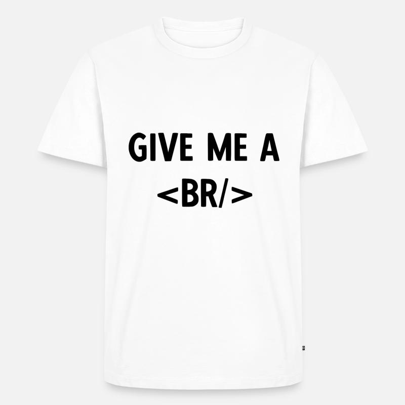 Software Ingenieur Informatiker Programmierer - Männer Premium Bio T-Shirt - Weiß
