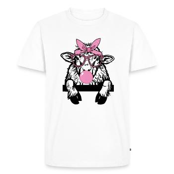 Sheep chewing gum Bladder Sheep chewing gum - Men's Premium Organic T-Shirt - white - Front - Nico (187cm)