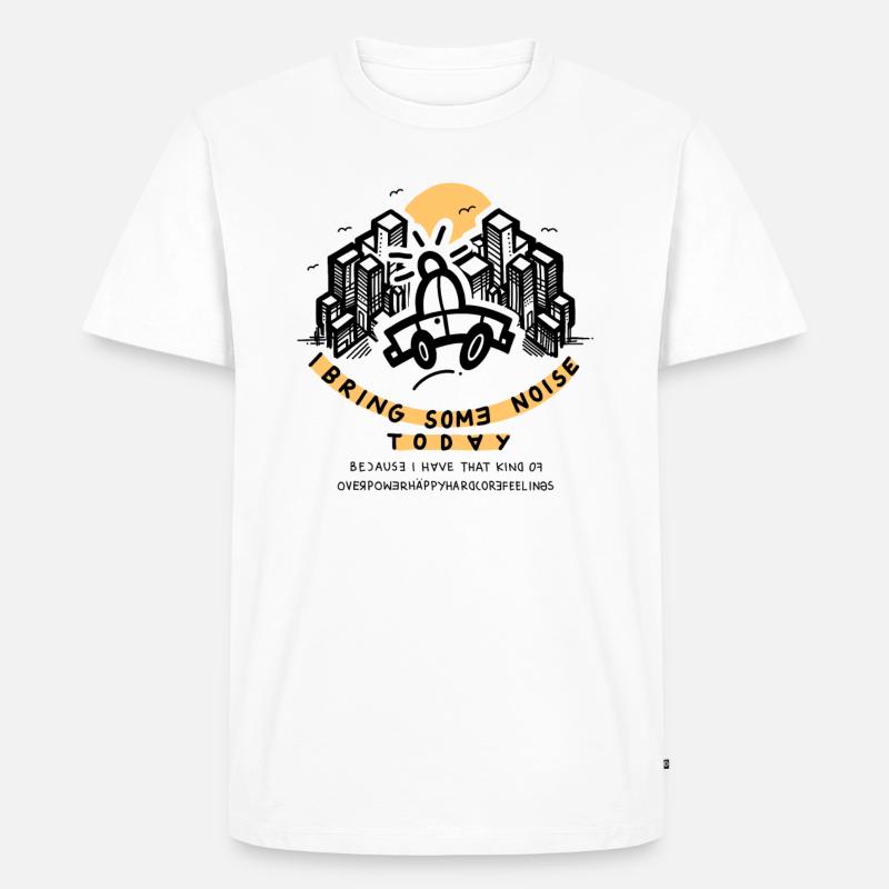 Kurierdienst Mitarbeiter - Männer Premium Bio T-Shirt - Weiß