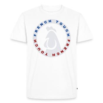 French touch - Men's Premium Organic T-Shirt - white - Front - Nico (187cm)