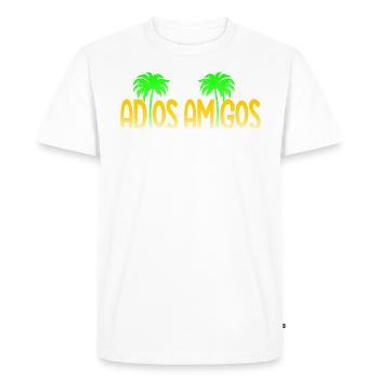 Adios Amigos - T-shirt Premium bio Homme - blanc - Devant - Nico (187cm)
