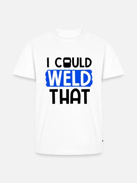 Schweißen Für Schweißer - Männer Premium Bio T-Shirt - Weiß